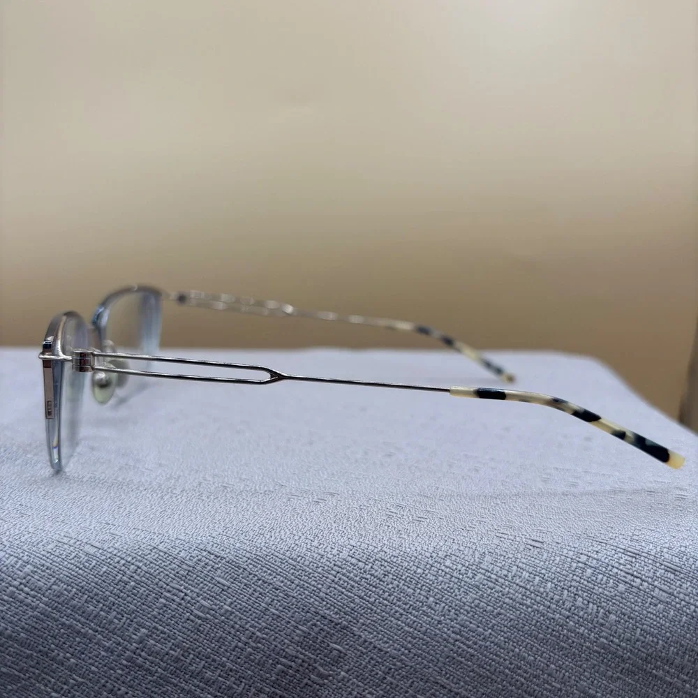 Calvin Klein CK8065 007 Black Gold Titanium Eyeglasses 52-18-135 Japan